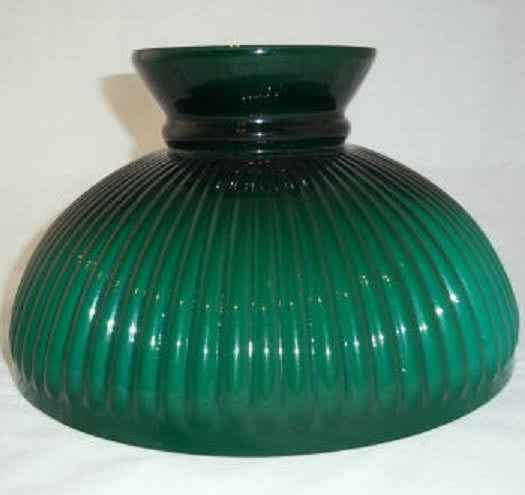 12554 Green Ribbed Shade Flair Top - Adrianas Specialty Lamp Shades