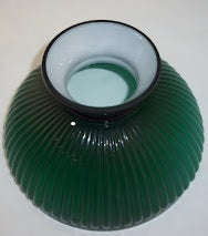 12554 Green Ribbed Shade Flair Top