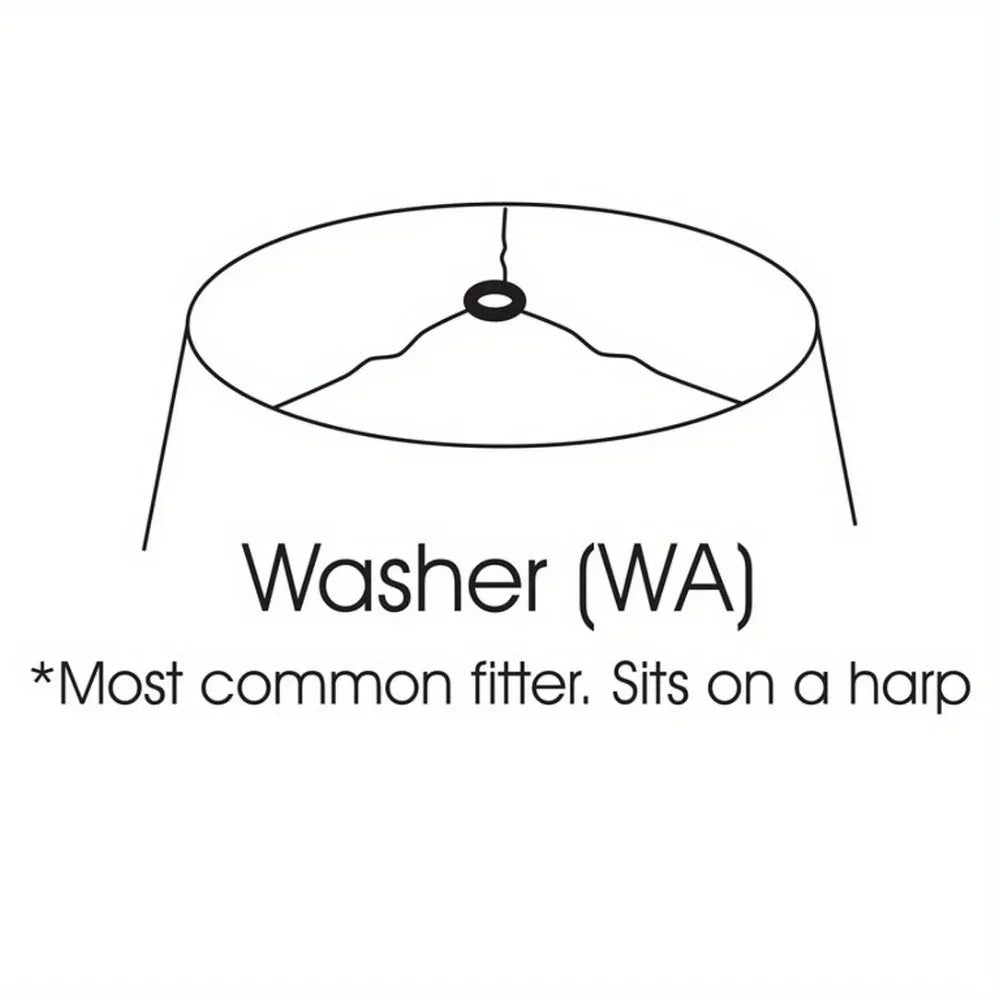 Rectangle Bell Hardback Lampshade with Washer Fitter