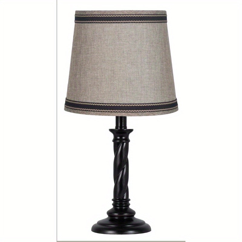 Brown with Black Trim Empire Accent Lamp Shade, 6 x 7.5 x 6.5" - Adrianas Specialty Lamp Shades