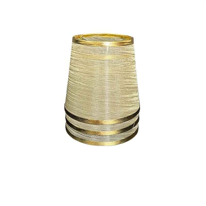 Set of 3 Crystal Chandelier Mini Lamp Shade 5.5-inch, Bell, Clip On Lamp Shade