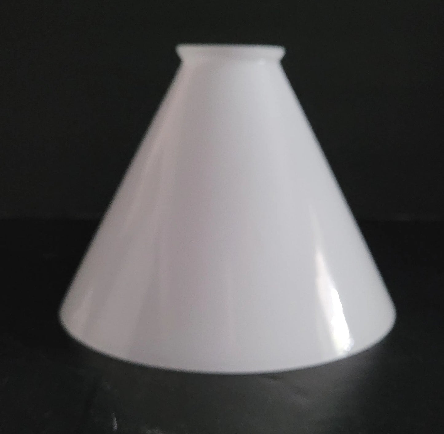Cased White Cone Cone - Adrianas Specialty Lamp Shades