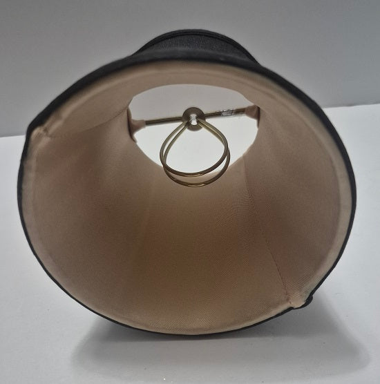 33624 Silk Black Drum Chandelier Shade