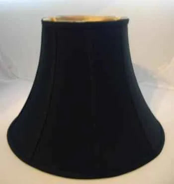 20421 Black Silk Bell - Adrianas Specialty Lamp Shades