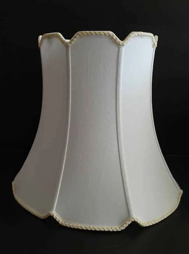 20562 V Notch Silk Uno Floor Lamp Shade - Adrianas Specialty Lamp Shades