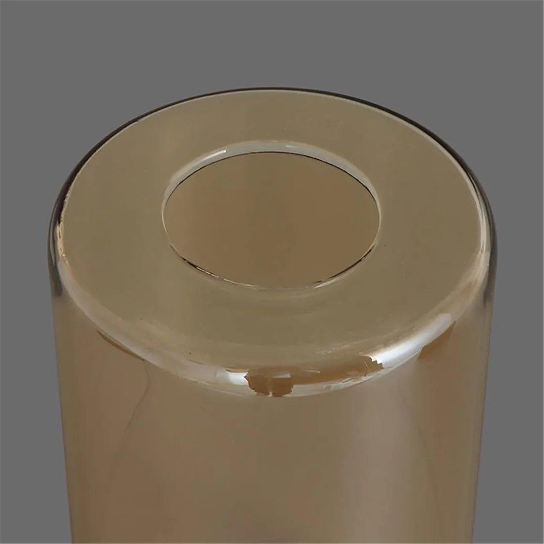 2pcs Pack Bronze Cylinder Glass Shade with 1-5/8 Inch Fitter pendnat lamp shades Adrianas Specialty Lamp Shades