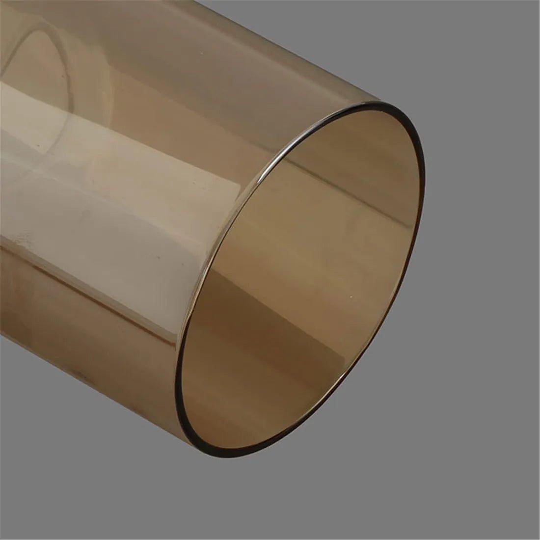 2pcs Pack Bronze Cylinder Glass Shade with 1-5/8 Inch Fitter pendnat lamp shades Adrianas Specialty Lamp Shades