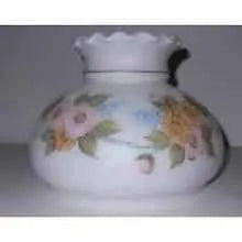 32054 Peachy Pink Floral Student Lamp Shades - Adrianas Specialty Lamp Shades