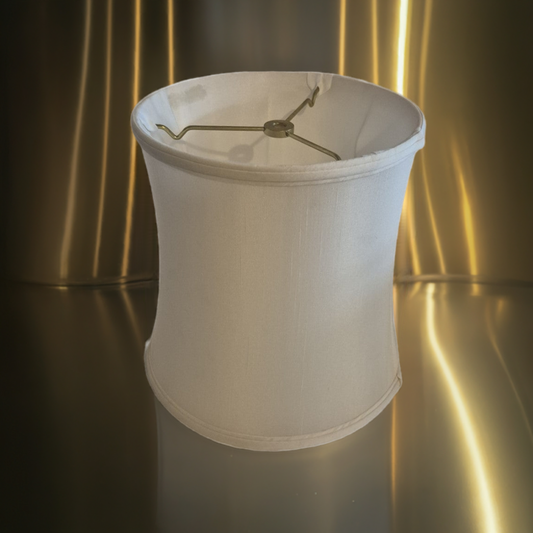 33236 Small Silk Drum - Eggshell - Adrianas Specialty Lamp Shades
