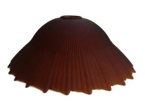 33362 Amber Ribbed Floor Lamp Shade - Adrianas Specialty Lamp Shades