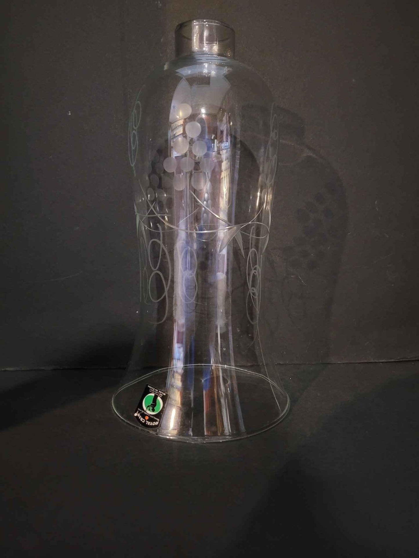 33668 - Grape Pattern Glass Sconce - Adrianas Specialty Lamp Shades