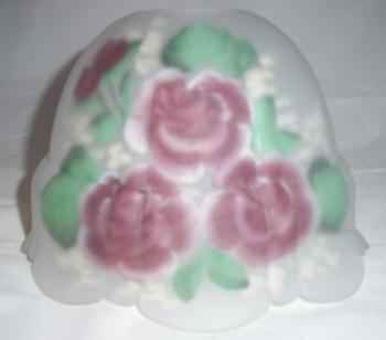 35013 Hand Painted Rose Design - Adrianas Specialty Lamp Shades