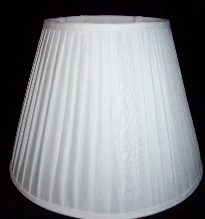 Empire Box Pleat Silk Lamp Shade