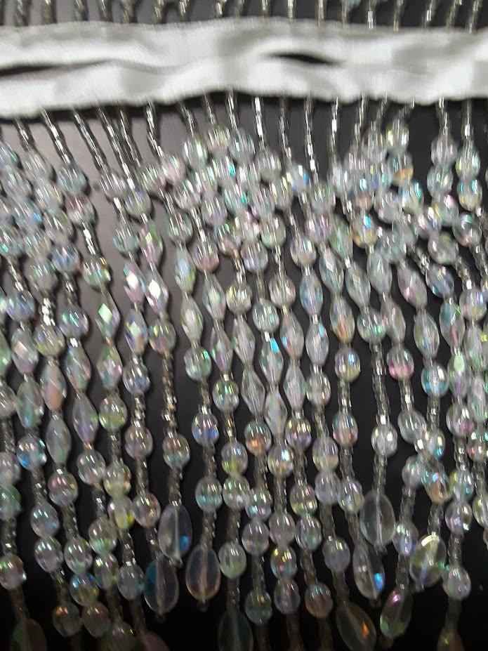 35961 Opalescence 6 inch Beaded Fringe - Adrianas Specialty Lamp Shades