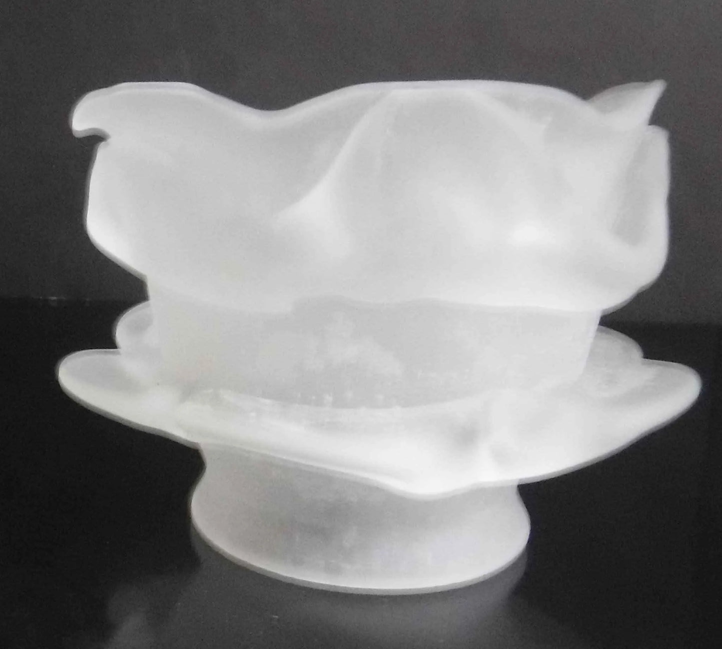 36362 Acid Etched Florwer - Adrianas Specialty Lamp Shades