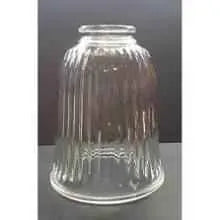 36926 Clear Ribbed Pendant Lamp Shades - Adrianas Specialty Lamp Shades