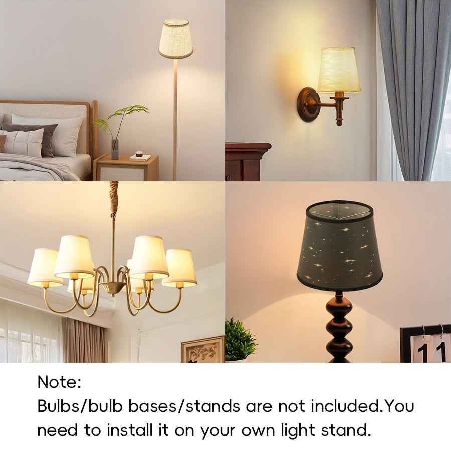 Modern and stylish fabric lampshade, E14 bulb clip bubble lampshade, easy installation, multiple colors available, suitable for bedside lamps, table lamps, floor lamps, wall lights, can be used in living rooms, bedrooms, stud