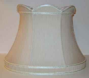 39635 Beige Oval Gallery Bottom Lamp Shade - Adrianas Specialty Lamp Shades
