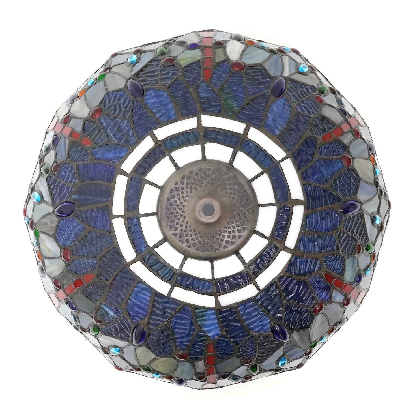 16" Tiffany-Style Stained Glass Lamp Shade