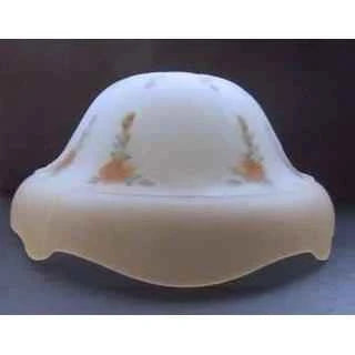 40111 Champagne and Peach Floral Dome - Adrianas Specialty Lamp Shades