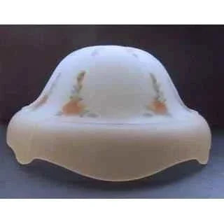 40111 Champagne and Peach Floral Dome - Adrianas Specialty Lamp Shades