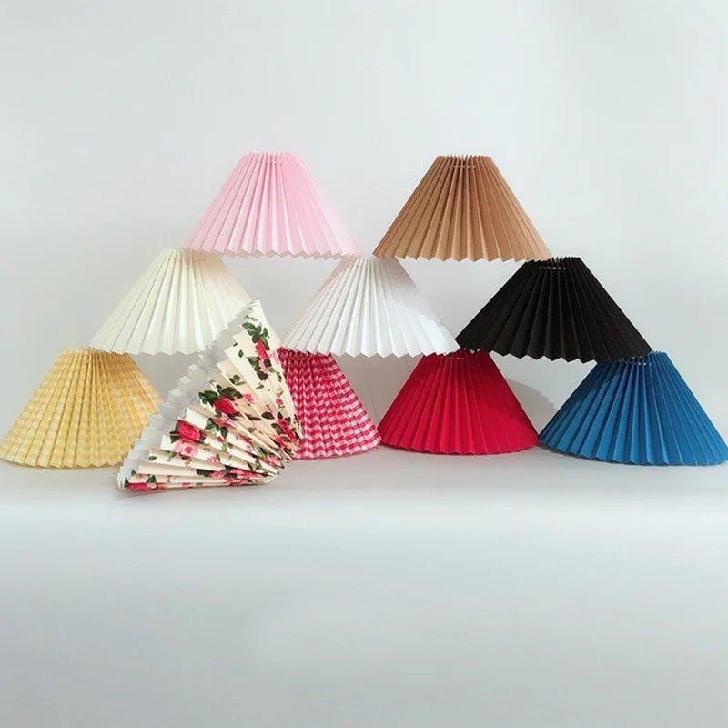 45216420495612 - Adjustable Pleated Fabric Replacement Lamp Shade Table - Specialty Shades