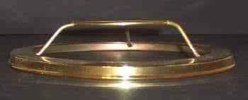 54370 Solid Polished Lacquered 10 inch Ring - Adrianas Specialty Lamp Shades