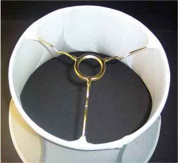 56423 White Silk Uno Floor Lamp Shade - Adrianas Specialty Lamp Shades