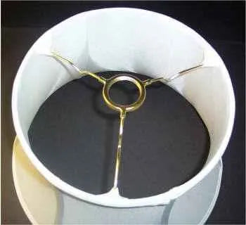 56423 White Silk Uno Floor Lamp Shade - Adrianas Specialty Lamp Shades