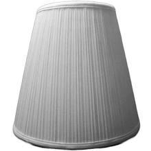 58936 White Mushroom Pleat Lamp Shades replacement-lamp-shades Adrianas Specialty Lamp Shades