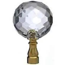 59312 Crystal Ball Finials - Adrianas Specialty Lamp Shades