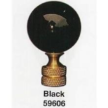 59606 Black Ball Finials lamp-finials Adrianas Specialty Lamp Shades