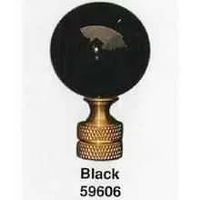 59606 Black Ball Finials - Adrianas Specialty Lamp Shades