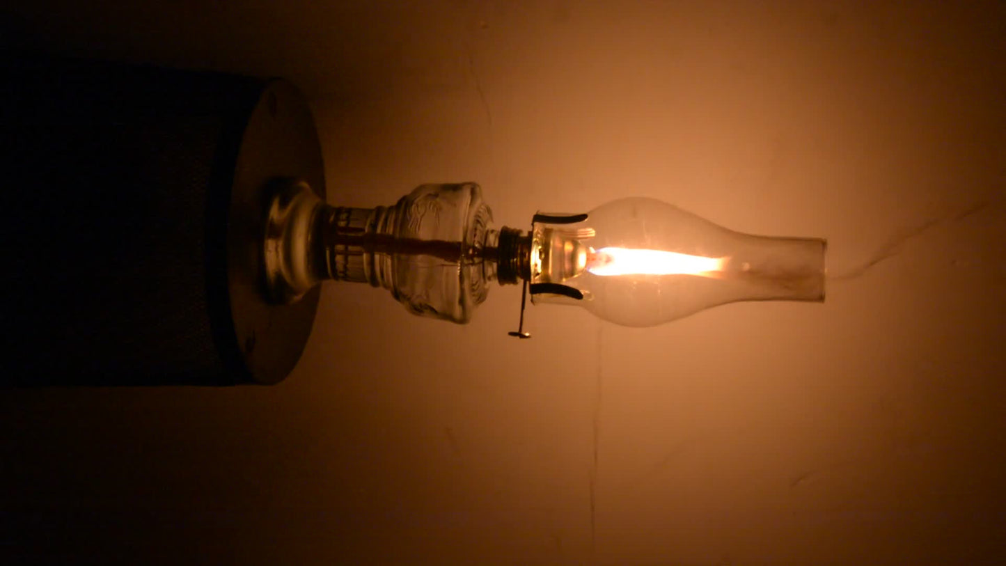 Rustic Retro Glass Oil Lamp - Adrianas Specialty Lamp Shades