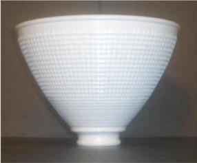 61271 Eight inch Opal Diffuser Glass Lamp Shade - Adrianas Specialty Lamp Shades