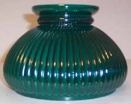 62261 Green Ribbed Seven Inch Student - Adrianas Specialty Lamp Shades