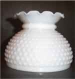 62566 Hobnail Crimped Glass Lamp Shades - Adrianas Specialty Lamp Shades