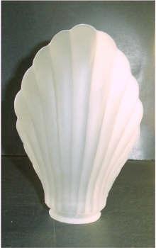 63390 Acid Etched Shell Lamp Shades - Specialty Shades