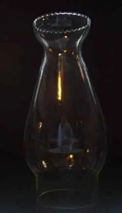 66174 Clear Crimp Top Lotus Chimney - Adrianas Specialty Lamp Shades