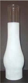66330 3/4 Frost Chimney - Adrianas Specialty Lamp Shades
