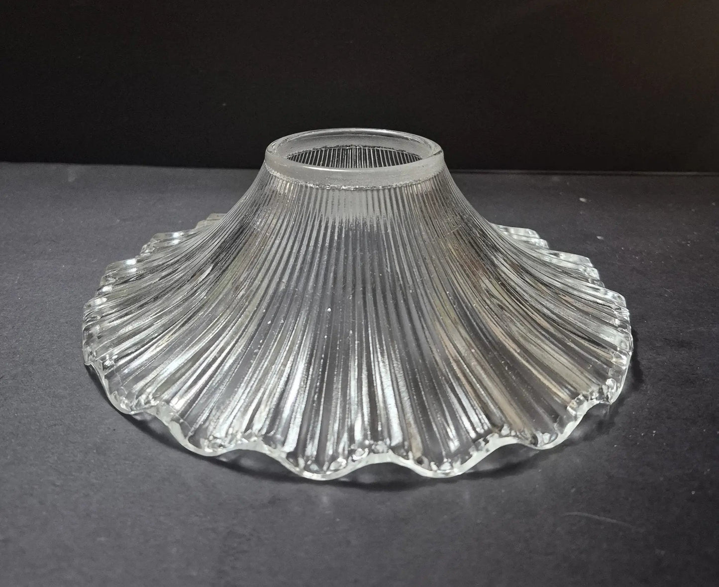 66551 Clear Crystal Chimney Topper – Frosted Glass Fit for 7.5" Chimneys - Adrianas Specialty Lamp Shades