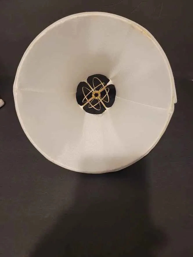 68675 White Lamp Shade With Standard Clip On - Adrianas Specialty Lamp Shades