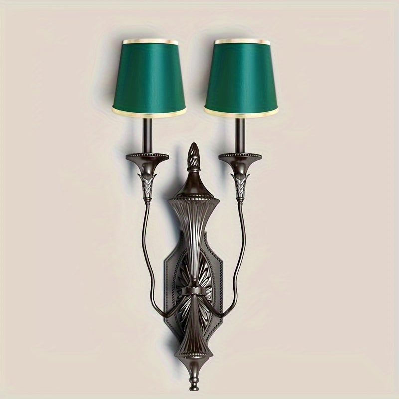 6pcs Modern Fabric Crystal Chandelier Mini Lamp Shades - Clip-On, Droplight, Wall Lamp Compatible - Easy to Install, Wireless, Metal Finish - Adrianas Specialty Lamp Shades