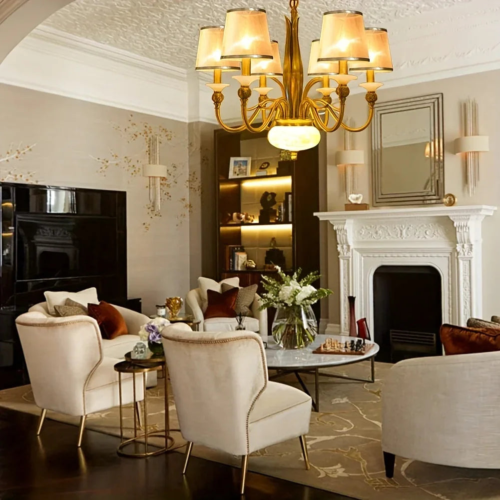 Set of 6 Crystal Chandelier Mini Lamp Shade 5.5-inch