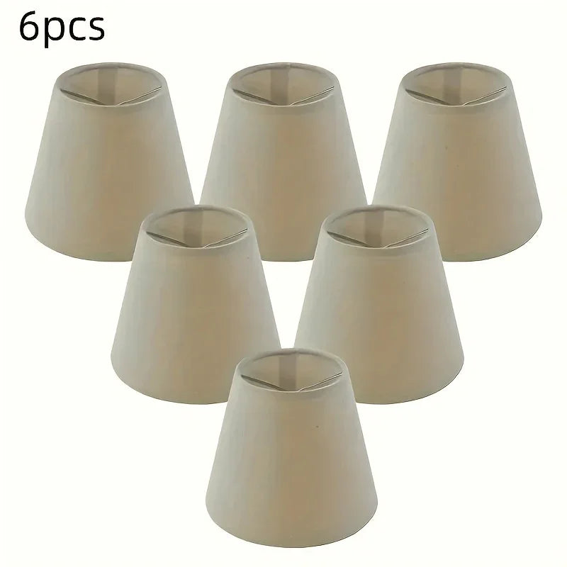 6pcs Neutral Chandelier Lamp Shades