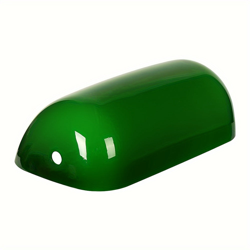 Lamp Shades for Table Lamps, Banker Glass Lamp Shade Replacement, Desk Lamp Green Glass Cover ("8.85 IN " L "5.11 IN" W "2.95 IN" H) - Adrianas Specialty Lamp Shades