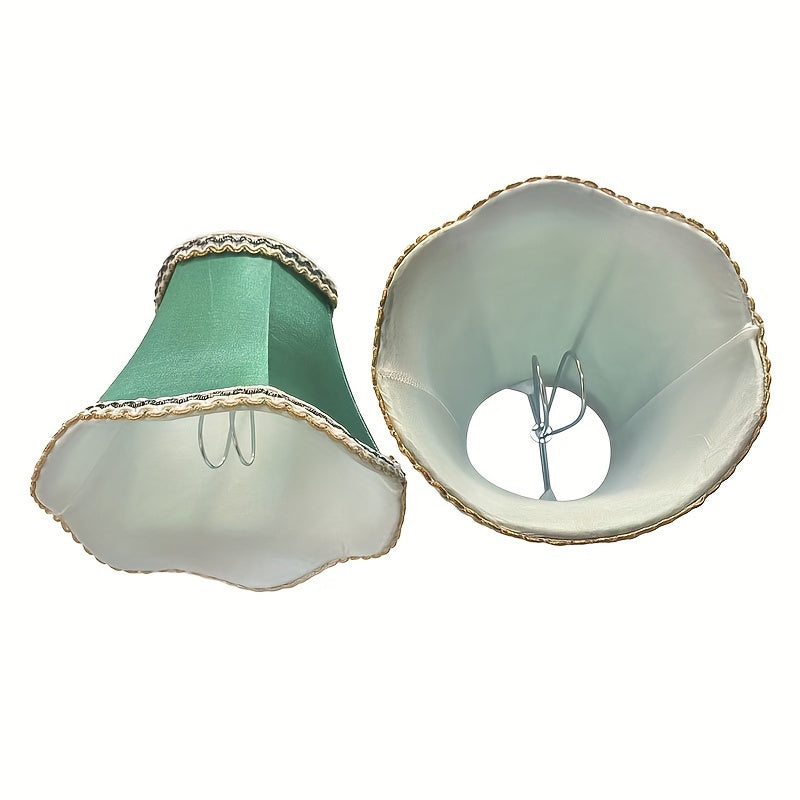 6 Pieces Modern European Style Chandelier Bell Lamp Shades, Clip-On - Adrianas Specialty Lamp Shades