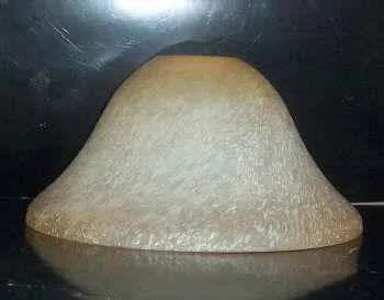 81241 Neck Less Washed Creamy Beige - Adrianas Specialty Lamp Shades
