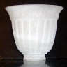 81256 Glass Replacement Frosted Ribbed Bell Shades - Adrianas Specialty Lamp Shades