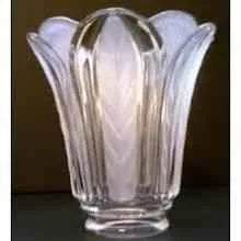 81328 Clear Etched 2 1/4 inch Fitter - Adrianas Specialty Lamp Shades